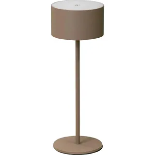 Müller Licht, Tischlampe, MÜLLER-LICHT LED-Akku-Tischleuchte Flora, 2 W, 110 lm, 3000 K, braun (110 lm)