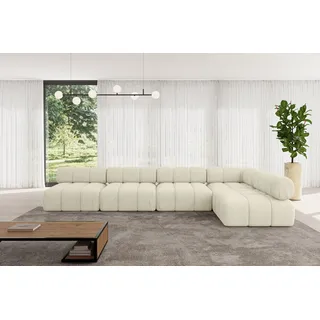 altdecor Eckcouch modular 3-Sitzer Beige