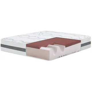 The White Stone Memory Foam Matratze 120 x 220 cm H2 Leinen