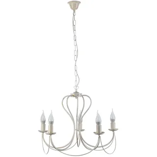 Kronleuchter Candela avorio Weiß max. 6 Watt