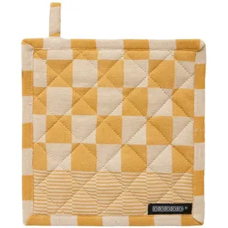 DDDDD Topflappen Barbeque, 21x21 cm, Baumwolle, (Set, 2-tlg) gelb