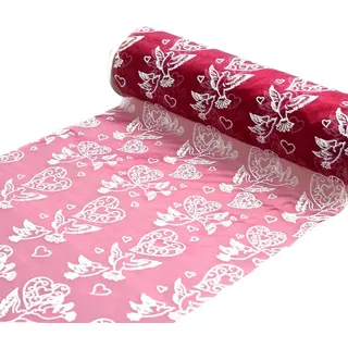 Organza Hochzeitstischband - Bordeaux - 28 cm - 5m - 98000 32
