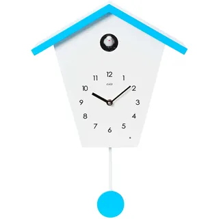 Cuco Clock Kuckucksuhr SCHWARZWALDHAUS mit Pendel 37,5× 23 × 11,4cm Wanduhr Moderne Kuckuckuhr Schwarzwalduhr