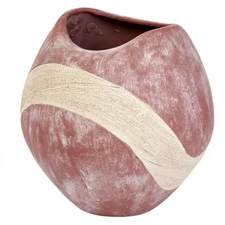 Lambert Dekovase Vase Gefäß Yuka Keramik Kaminrot (25cm)