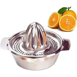 Professioneller manueller Entsafter aus Edelstahl, Limetten-Orangen-Entsafter/Zitronenpresse/Obstpresse mit Schüssel für die Hausbar-Küche