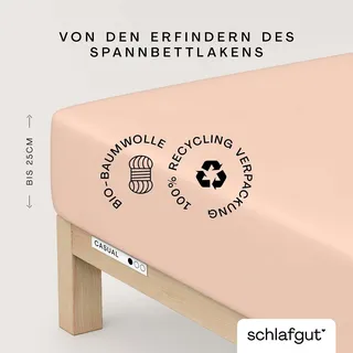 schlafgut Casual 180 x 200 - 200 x 200 cm red light