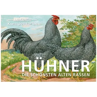 Anaconda Postkarten-Set Hühner