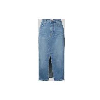 Jeansrock mit Eingrifftaschen, Hellblau, 29