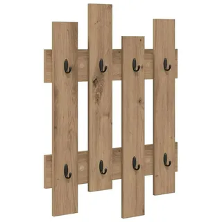 vidaXL Nachttisch Artisan-Eiche 60 x 3 x 82 cm Braun