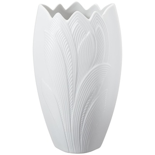 Goebel Kaiser Porzellan Palma Vase aus Biskuitporzellan in der Farbe Weiß, Maße: 21 x 12,5 x 9cm, 14-002-80-2