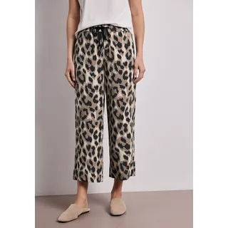 STREET ONE Wide Leg Hose Beige 32