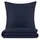 Oeko-TEX x 135 x 200 cm x 40 x 80 cm Dark Ocean Blau