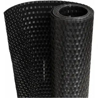 vidaXL Balkonverkleidung 300 x 80 cm Schwarz Rattan