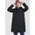 Woman Coat Fix Hood Schwarz 46