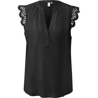 QS Blusentop schwarz S
