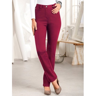 Sieh an! Bequeme Jeans Stretch-Hose rot 28