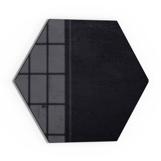 DEQORI Magnettafel 'Gerahmte Kreidetafel', Whiteboard Pinnwand beschreibbar schwarz 55 cm x 47.6 cm
