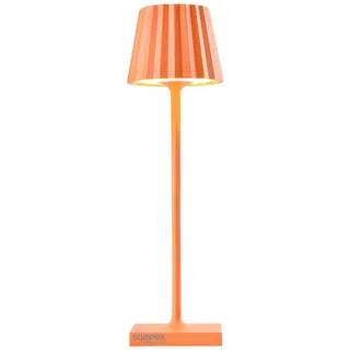 SOMPEX Dekoleuchte Aluminium 21,0 cm Akku dimmbar orange