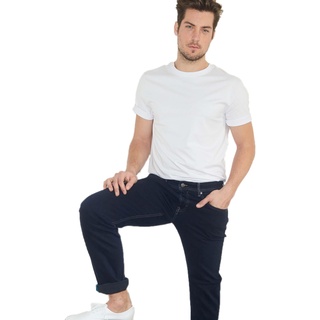 Mac Jeans Ben - dunkelblaue Regular-fit-Jeans-W32 / L32