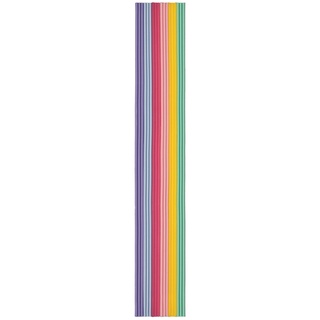 Wiedemann Verzierstreifen Regenbogen Pastell, Wachs, Sortiert, 23 x 4 cm