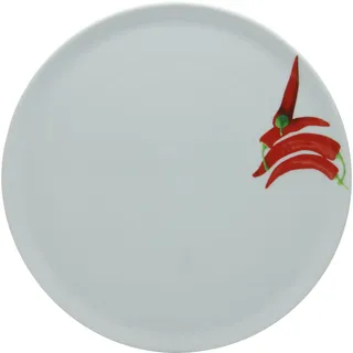 CreaTable Pizzateller Kräuter Chili 33 cm 6er Set
