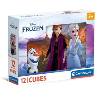 Clementoni Frozen Würfel Puzzle Teilen (12 Teile)