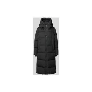 Regular Fit Daunenmantel mit Zweiwege-Reißverschluss, Graphit, 40
