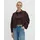 Kunstlederjacke mit Knopfleiste Modell Dunkelbraun 38