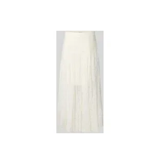 Spitzenrock in A-Linie Modell 'LEA', Offwhite, XL
