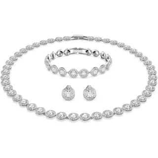Swarovski Una Angelic Set Rund Weiß Rhodiniert