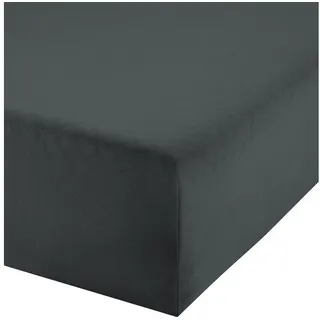 Erwin Müller Spannbettlaken Jersey 140 x 200 - 160 x 200 cm grau