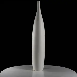 Sevilla Hohe Weiße Keramik-bodenvase – 70 Cm
