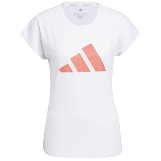 adidas W 3 BAR TEE Damen Fitness T-Shirts weiß - S
