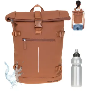 Rucksack Herren Roll-Top Handgepäck New Rebels WIlliam Tasche 51130631 Cookie +f