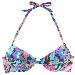 BENCH Bikini-Top Damen Bunt 34 Cup C