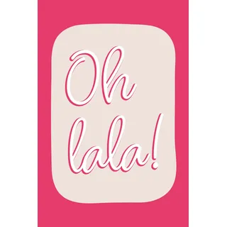 Reinders! Bild Oh La La (BHT 20x30x2.50 cm) - - BHT 20x30x2.50 cm
