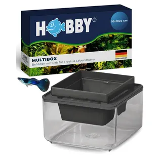 Hobby Multibox 10 x 10 x 6 cm Futterbehälter mit Sieb