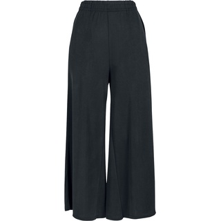 Urban Classics Stoffhose - Ladies Modal Culotte - S bis 5XL - für Damen - Größe XL - schwarz - XL