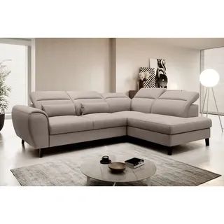 MF Design Nobel Recamiere Rechts in Beige -  (L) 265 x (B) 265 x (H) 100 cm | Gr.: onesize