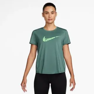 NIKE Damen T-Shirts/Tanks ku.Arm Da W NK ONE SWSH HBR DF SS TOP, Größe M in Grün Grün