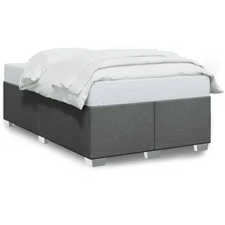 vidaXL Bettgestell 120 x 190 cm Dunkelgrau