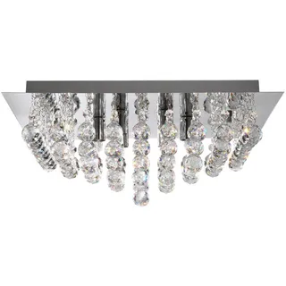 Searchlight Hanna 1 Chrom/Glas 34 cm x 34 cm x 17 cm