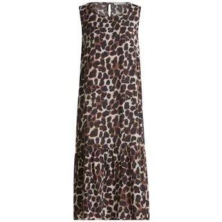 Betty & Co Stufenkleid im Leo-Look in Brown/Nature | Gr.: 40