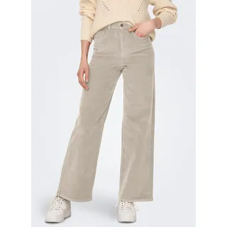 Only ONLHOPE GLOBAL HW WIDE CORD Hosen Beige 38 32