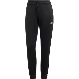 Adidas Damen Linear Trainingsanzug, schwarz/weiß, 46