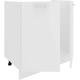 VCM Unterschrank Spülenunterschrank Esilo 80 x 46 x 82 cm Weiß