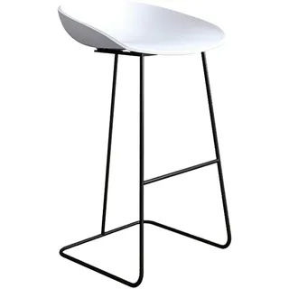Barhocker Bistro Metall Theke Barstuh Esszimmer Frühstück Stühle Höhe Hocker Fußstütze Tresenhocker Hochstuhl Barstühle für Pub Coffee Home Esszimmer Küche (Sitzhöhe 65 cm - 75 cm)