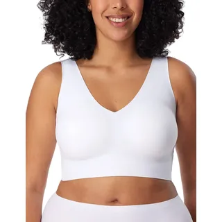 SCHIESSER Damen nahtloses Bustier mit herausnehmbaren Pads - Invisible Soft, weiss_170364, 42