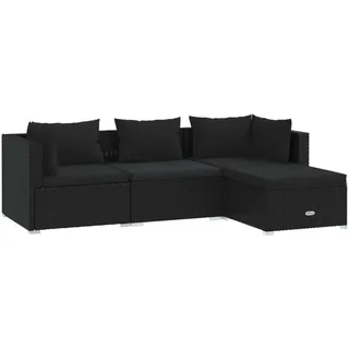 vidaXL Modell 14 Loungeset schwarz