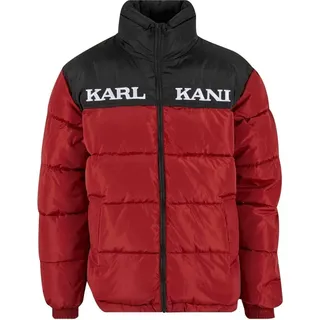 Karl Kani Herren Retro Essential Puffer Jacket S - Rot - S
